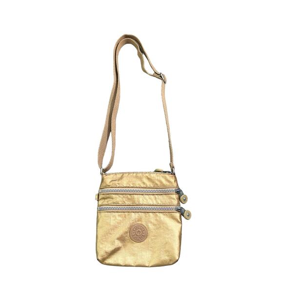 KIPLING Keiko Small Crossbody Bag Gold - Picture 1 of 7